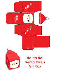 Les liens pour chaque boite sont indiqués en dessous. Merry Christmas Santa Gift Box By Hellohappycrafts On Deviantart Christmas Santa Gifts Christmas Tree With Gifts Box Template