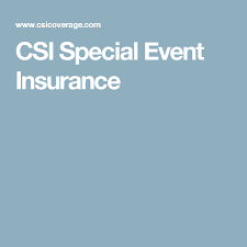 The company provides asset insurance, event insurance, festival insurance, entertainer insurance and. Csi Special Event Insurance Wedding Insurance Event Event Planning