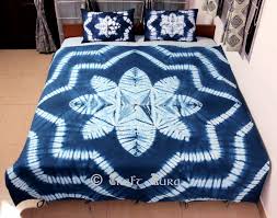 Blue Tie And Dye Duvet Cover Duvet Cover Set Star Mandala Shibori Duvet Cover Bohemian Duvet Covet Set Blue Hand Dyed D Draps Design Deco Lit Decor De Lit