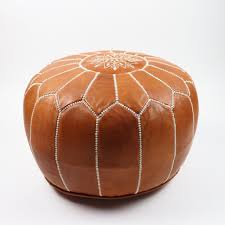 Ottoman brown leather pouf add a traditional moroccan touch to your interior with our beautiful range of beautiful hand embroidered leather poufs. Moroccan Handmade Leather Pouf Cognac Color Buy Moroccan Leather Pouf Brown Leather Pouf Leather Ottoman Pouf Product On Alibaba Com