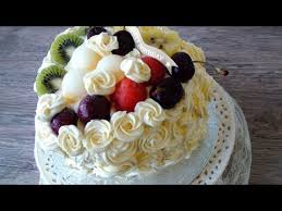 Everything is edible except for the chopsticks. How To Make Rose Cake Chinese Bakery Birthday Cake Youtube