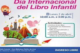 Se inician celebraciones en las afueras del estadio nacional. Con Diversas Actividades Se Celebra Hoy Dia Internacional Del Libro Infantil Noticias Agencia Peruana De Noticias Andina