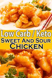 Keto Sweet And Sour Chicken Low Carb Sweet And Sour Chicken Recipe Keto Recipes Dinner Sweet N Sour Chicken Low Carb Chicken