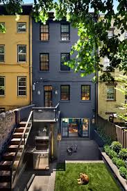 8 Stunning Small Space Urban Backyards Porch Advice Urban Backyard House Exterior Brooklyn Brownstone