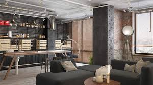 An apartment that only measures 35 square meters across is pretty small and doesn't really allow the apartment is very metallic and has an industrial appearance which gives it a lot of character. Bringing The Mature Look To The Apartment With Industrial Design Roohome