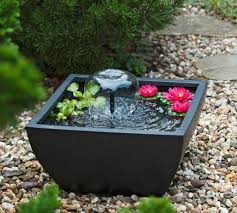 Gartenbrunnen Springbrunnen Ubbink Miniteichset Iv Springbrunnen Garten Gartenbrunnen Springbrunnen