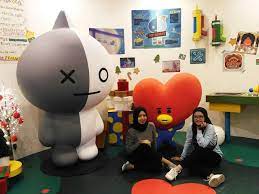 One Day At Play Line Friends Pop Up And Experience Jakarta Fans Pop Up Bts