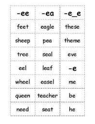 Long Vowel Word Sort Partner Game A E I O U Word Sorts Phonics Words Long Vowel Words