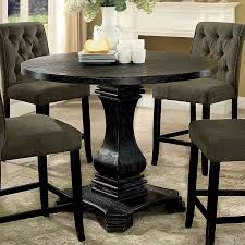 300 lbs., easy to assemble at home and all hardware included. Nerissa Counter Height Table Antique Black Furniture Of America Furniture Cart