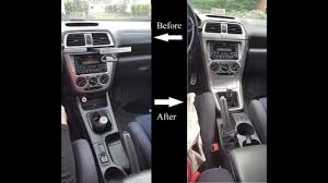 High quality, different trim colors & materials. How To Swap 02 04 Wrx Center Console For 05 07 Wrx Center Console Youtube