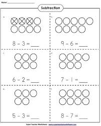 Basic Subtraction Worksheets Kindergarten Math Worksheets Preschool Math Worksheets Subtraction Kindergarten