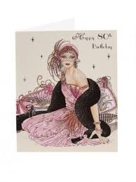 Elegant Birthday Wishes For A Lady Deco 80th Birthday Card Clintons Art Deco Paintings Art Deco 30th Birthday Cards
