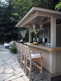 The contemporary design combines form and function in a sleek modern package. Top 50 Best Backyard Outdoor Bar Ideas Cool Watering Holes Outdoor Patio Bar Diy Outdoor Bar Outdoor Bar Furniture