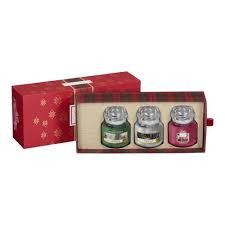 Yankee Candle 3 Small Jar Candle Gift Set Alpine Christmas Design 24 Gifts