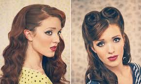 Women experimented with everything from extremely short pixie cuts to medium length hairstyles right to elaborate updos for longer hair. Dark 50 S Hair Styles Tagged 50s Hairstyles For Long Hair Tutorial 50s Hairstyles For Long Vintage Hairstyles For Long Hair Hair Styles Hair Tutorial
