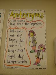 antonyms anchor chart synonyms anchor chart reading