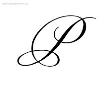Write directly on the letter guides by tracing the examples. Fancy Cursive P Letter Novocom Top