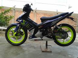 #trick pilox kuning stabilo & merah cabe. 88 Modifikasi Motor Jupiter Mx Movistar Terunik Spions Motor