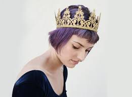 Woman Birthday Crown For Adults Gold Lace Crown Mardi Gras Headpiece Woman S By Bloomdesignstudio Lace Crowns Princess Crown Birthday Lace Tiara
