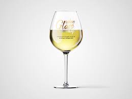 Download Free Wine Glass Mockup Mockups Design