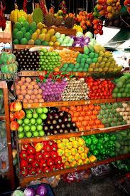 Colorful Fruit And Veggie Stand We Had A Road Side Farm Stand Like This In 1950 S Ohio Fruit Stands Fruits And Veggies Fruit
