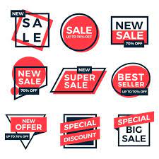 Sale Labels Tag Set Collection Simple Flat Design Label Discount Sale Png And Vector With Transparent Background For Free Download Banner Design Inspiration Banner Ads Design Banner Design