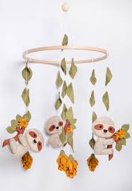 Pin By Feda A On Nursery Ideas In 2020 Baby Animal Nursery Baby Mobile Felt Baby Sloth