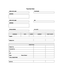 Start a free trial now to save yourself time and money! 21 Printable Pay Stub Template Free Forms Fillable Samples In Pdf Word To Download Pdffiller