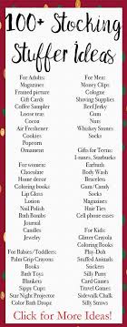 100 Stocking Stuffers For Everyone On Your Gift List Christmas Stocking Stuffers Family Christmas Christmas Gifts