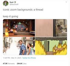 Wah wajahnya jadi antara serem dan lucu sih kalau ini. Auto Geli 7 Background Zoom Ini Bikin Netizen Ngakak Hitekno Com