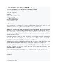 Dalam menjalankan perusahaan, seringkali pihak perusahaan menggunakan surat bisnis kepada perusahaan lain. Top Pdf Contoh Surat Lamaran Kerja Bahasa Inggris 123dok Com