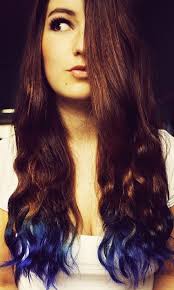 To get an obvious dip dye style using manic panic color, brunettes will need to lighten their hair first. Manic Panic Dip Dye Ombre Hair Rockabilly Blue Dip Dye Hair Dyed Hair Hair Guide