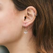 Crystal Hoop Earrings Gold 2025