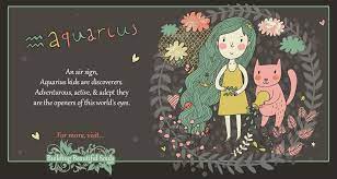 The Aquarius Child Aquarius Girl Boy Traits Personality Zodiac Signs For Kids