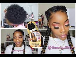27 How To Feed In Braids Do It Yourself Easy 2 Braids With Weave Tutorial Youtube Braids With Weave Feed In Braids Hairstyles Feed In Braid