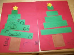 My Montessori Journey Christmas Tree Art Preschool Christmas Christmas Art
