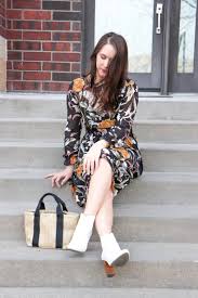 Natural floral patterns are not your best choice. Black Floral Dress Why It S Ok To Wear Dark Florals For Spring Floral Dress Black Fall Floral Dress Autumn Fashion
