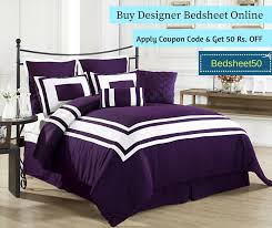 Buy Designer Bedsheet Online Place Your Order And Get An Exclusive Discount For More Info Visit Https Eal Purple Bedding Comforter Sets Purple Bedding Sets
