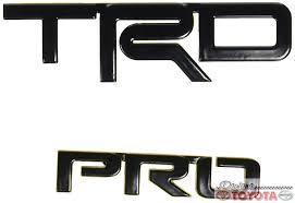 Get professional insights on popular interior paint colors for 2019. Black Painted Metal Trd Pro Emblems For Toyota Tacomaoem New Pt41300150 Auto Parts Accessories Auto Parts And Vehicles