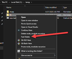 If you do not specify a version or if you remove all of a package's versions then the registry will remove the root package entry entirely. How To Effectively Delete Node Modules On Windows