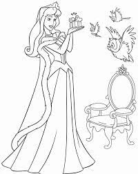 Princess aurora with her animal friends. Aurora Sleeping Beauty Disney Princess Coloring Pages Novocom Top