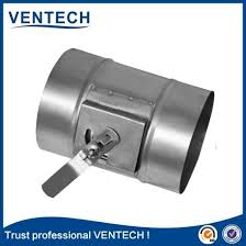 Air Conditioning Round Volume Control Damper For Hvac System China Round Volume Control Damper Air Damper Made In China Com