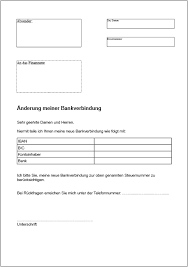 Die andere möglichkeit ist, einen änderungsantrag zu stellen. Anderung Der Bankverbindung Finanzamt Pdf Vordruck