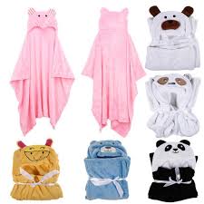 You can also buy hooded bath towels with fun animal ears and colors, and some for babies too. Cute Animal Flannel Cartoon Baby Kid S Hooded Bath Towel Toddler Blankets Buy At A Low Prices On Joom E Commerce Platform