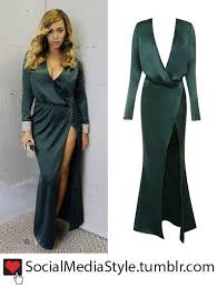 Beyonce S Green Wrap Dress Dresses Wrap Dress Green Dress