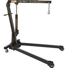 Ironton Hydraulic Engine Hoist 1 Ton Capacity 1in 84 5 8in Lift Range Lift Design Hoist Engineering
