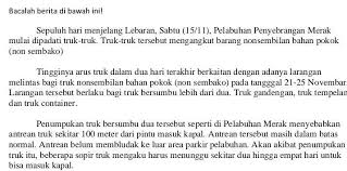 Check spelling or type a new query. Tentukanlah Unsur Unsur Beritanya Atau Pola Penyajian Beritanya Brainly Co Id