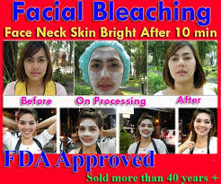 Facial Bleaching White Henna Face Neck Skin Bright After 10 Minute Gmp Fda Proof Whitehenna