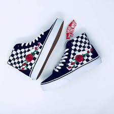 Black and white checkered vans. Black White Checkered Old Skool Hi Top Old Skool Vans Kixify Marketplace