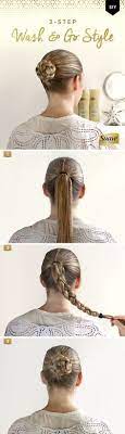 Speed Up Your Morning Routine With A Quick And Easy Wet Hair Tutorial Style It Yourself In Just Three St Easy Hairstyles Easy Hairstyles Quick Fast Hairstyles